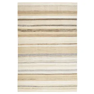 Beige Flatweave Hemp Rug - 8'6" x 12'7"