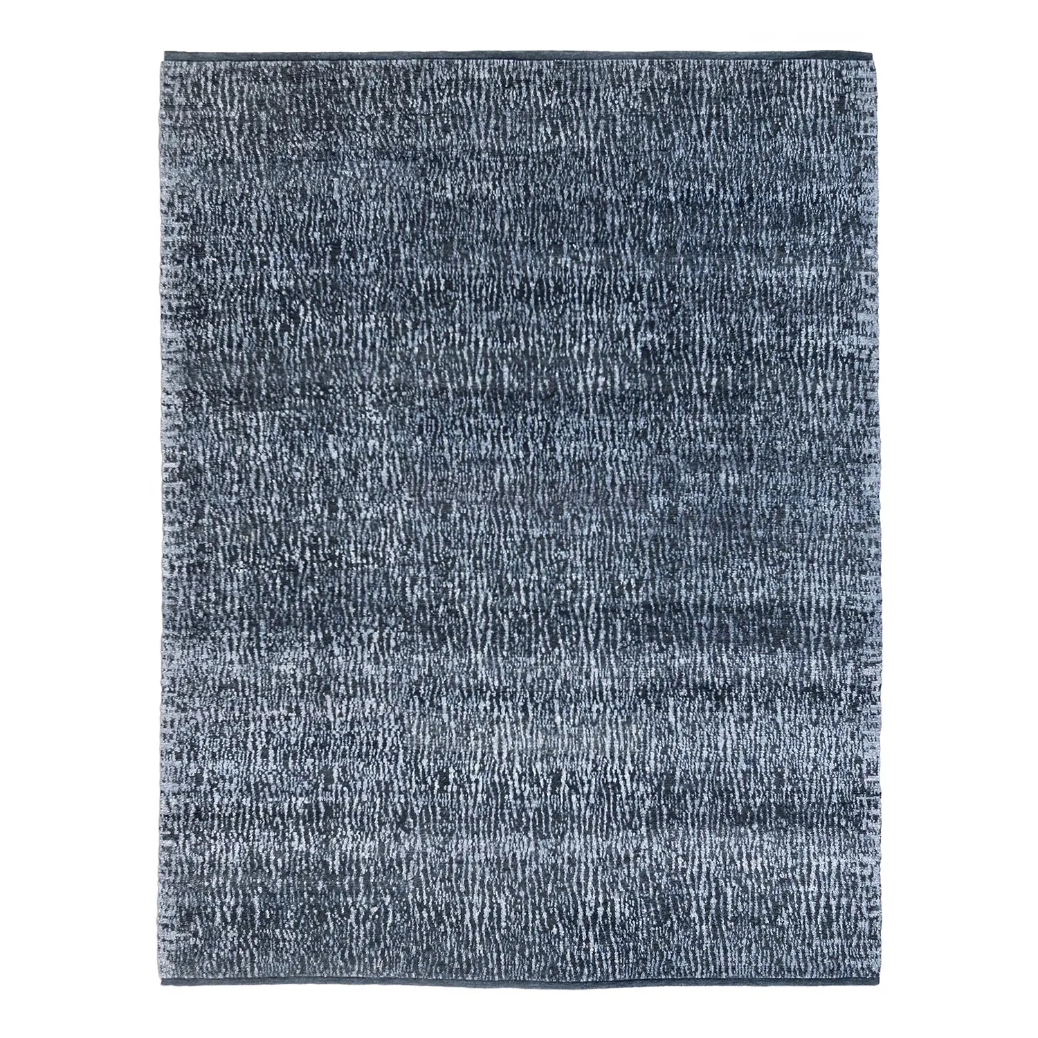 Blue Stelle Transitional Wool Silk Blend Rug - 9'3" x 12'