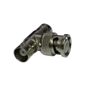 BNC T Piece Adapter - 1 Male 2 Female Coaxial Connector