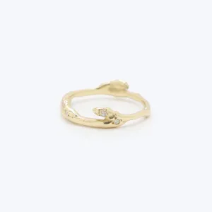 Branch Diamond Pave Ring