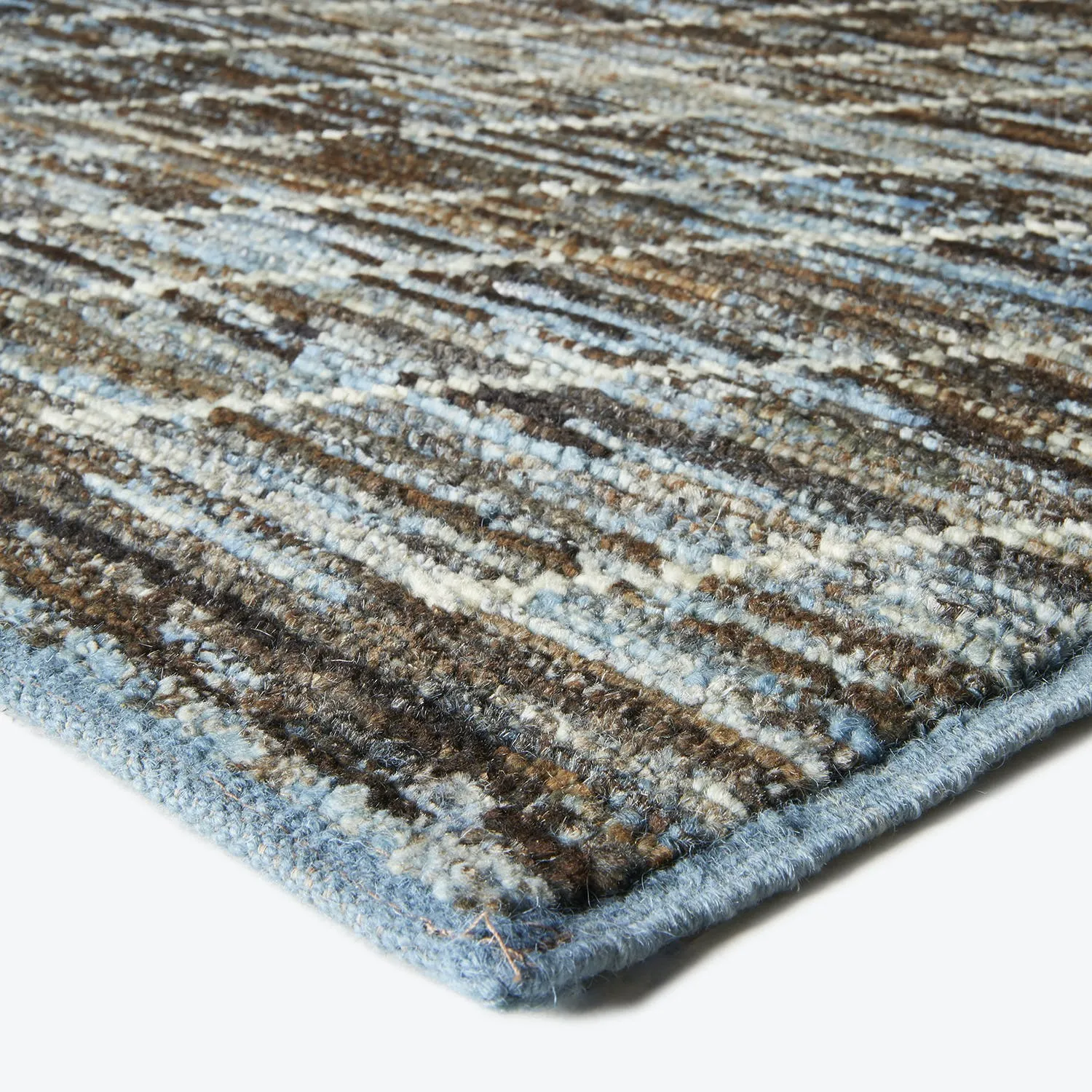 Brown Moroccan Wool Runner - 3'1" x 11'2"