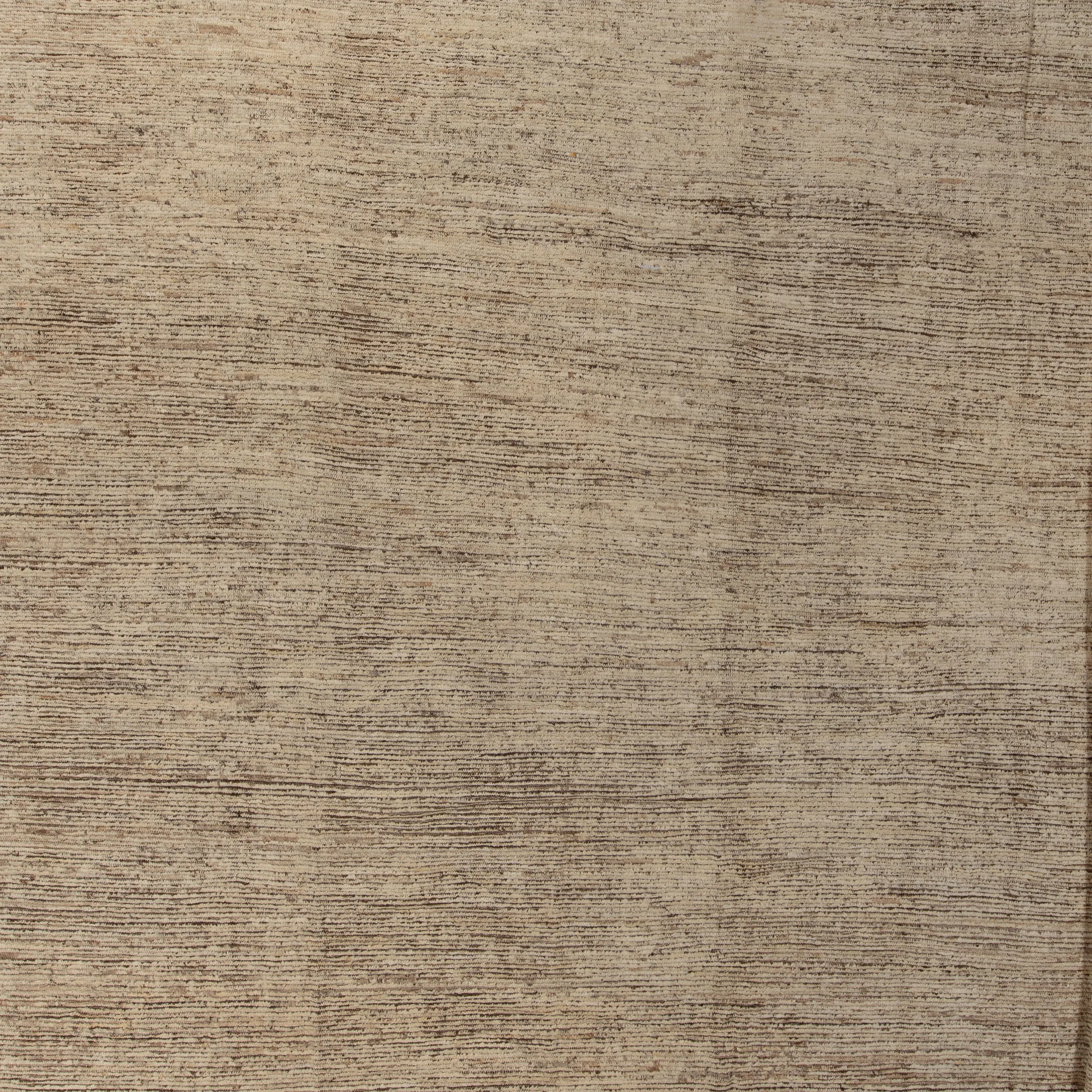 Brown Zameen Transitional Wool Rug - 14'11" x 20'2"