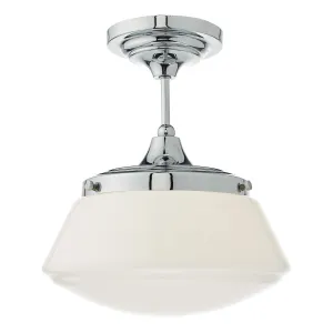 CAD0150 1 Light Semi Flush Light Polished Chrome