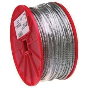 Campbell Cable 1/8"/3mm (7 x 7) Uncoated Galv