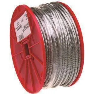 Campbell Cable 3/32"/2mm (7 x 7) Uncoated Galv