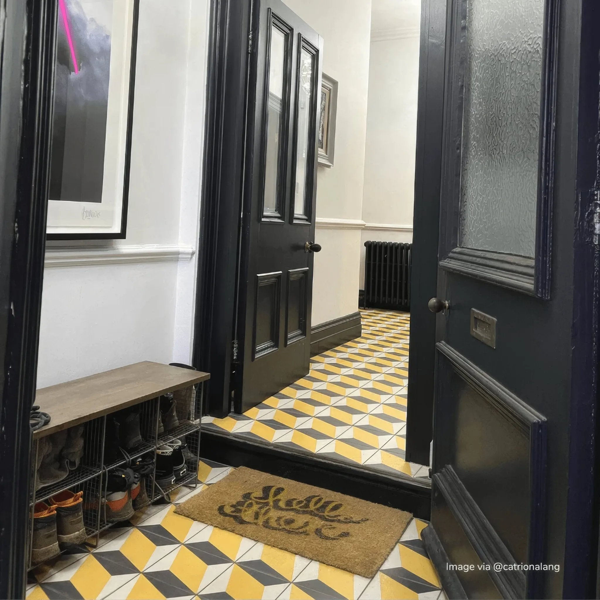 Canola Yellow Otura Tile