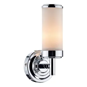 CEN0750 Bathroom Single Wall Light Polished Chrome