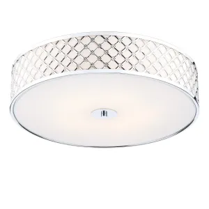 CIV5250 Small 2 Light Flush Light Polished Chrome