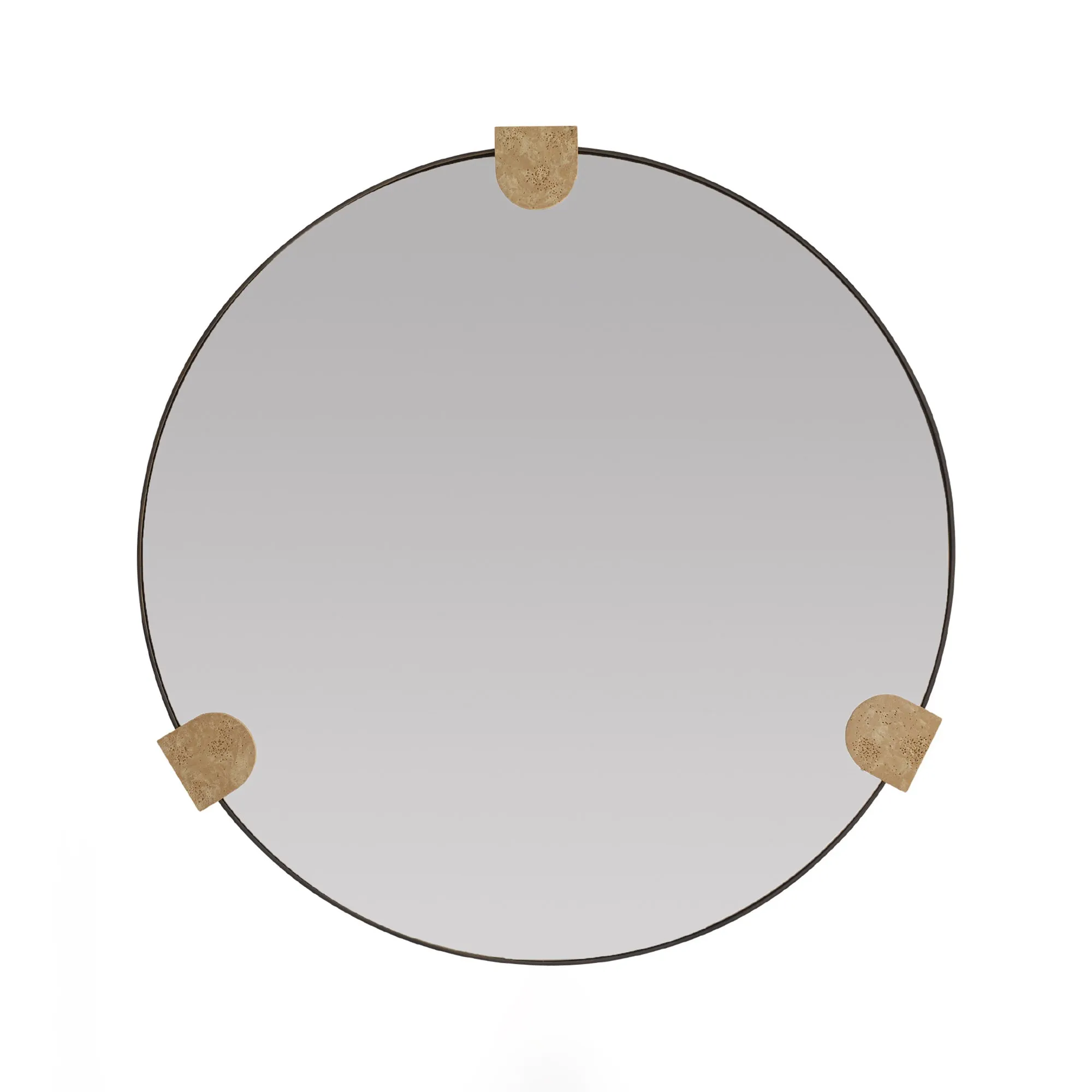 Clasp Round Mirror