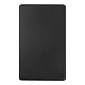 Classic Blank Plate Matt Black