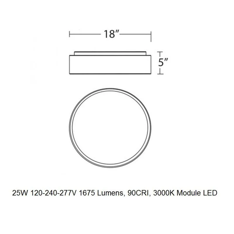 Corso LED Flush Mount