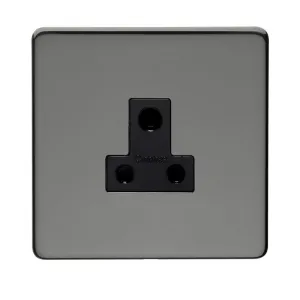 Crabtree Platinum 7340-BKN 5A Socket Black Nickel