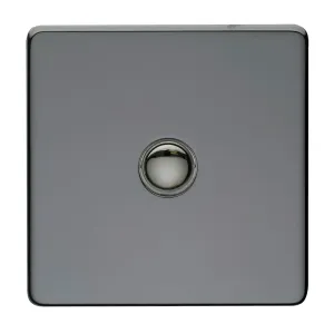 Crabtree Platinum 7400-TD1-BKN 1 Gang Touch Dimmer Black Nickel