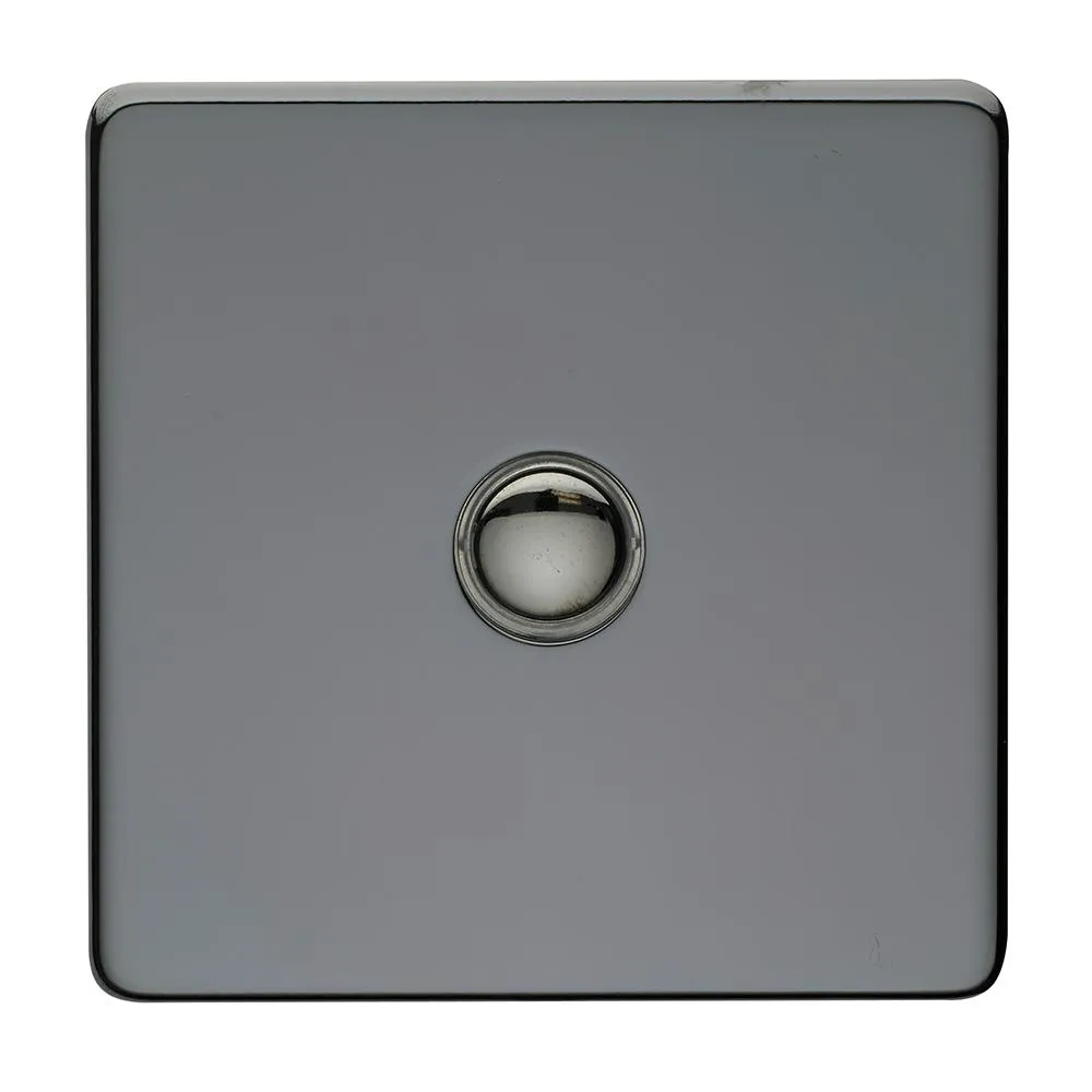 Crabtree Platinum 7400-TD1-BKN 1 Gang Touch Dimmer Black Nickel