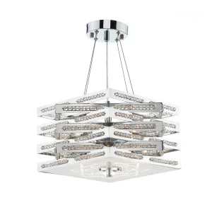 CUB0550 5 Light Suspended Light Polished Chrome