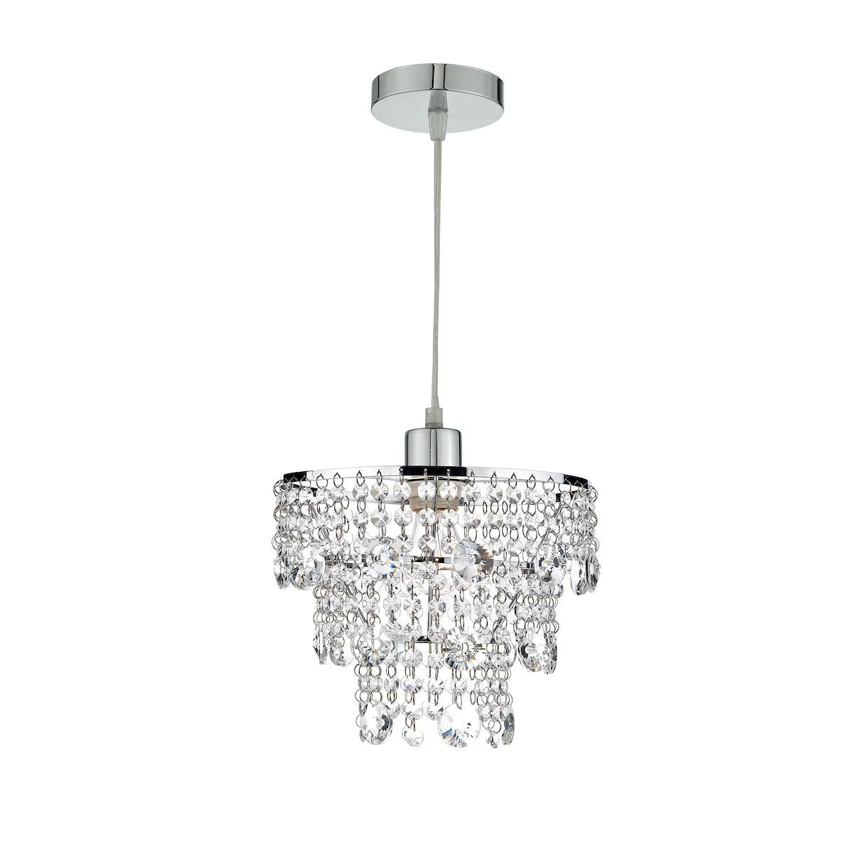 CYB6550 Crystal Non Electric Pendant Polished Chrome