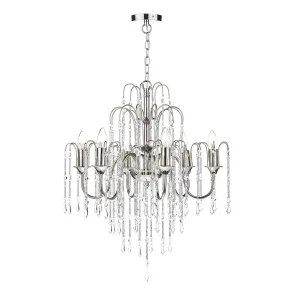 DAN0638 6 Light Dual Mount Multi Arm Light Polished Nickel