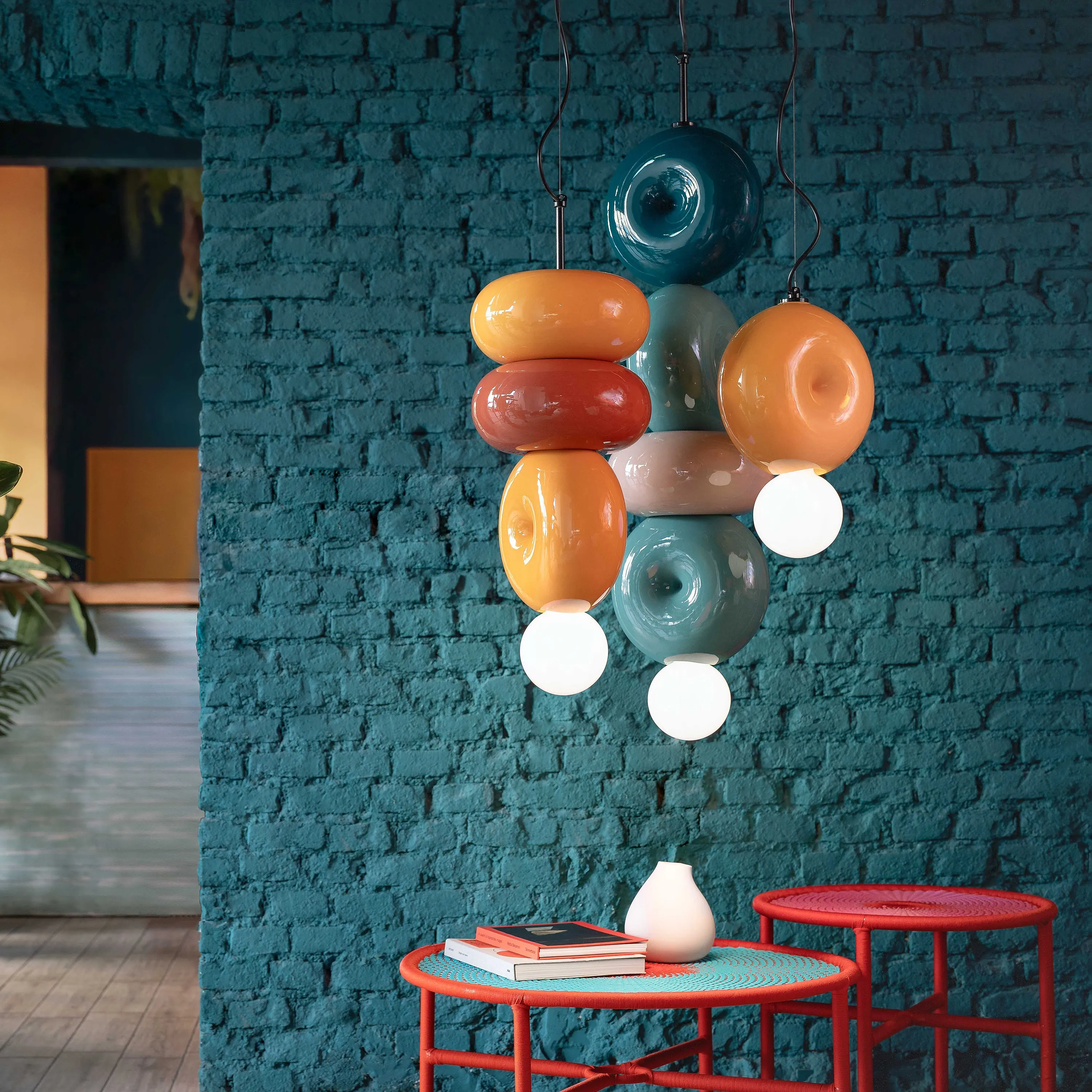 Deco Bumbum 3-Element Horizontal Pendant Light