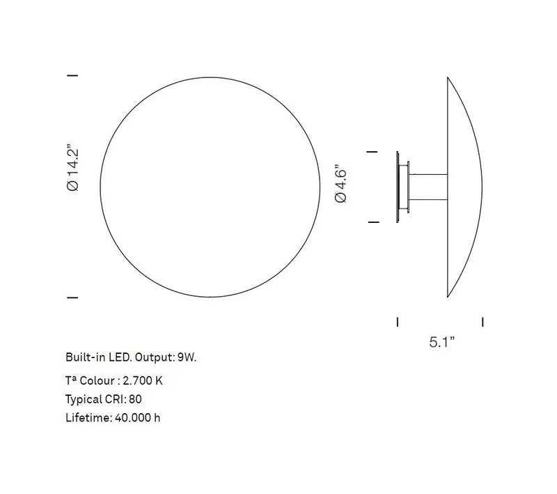Disco LED Wall Light