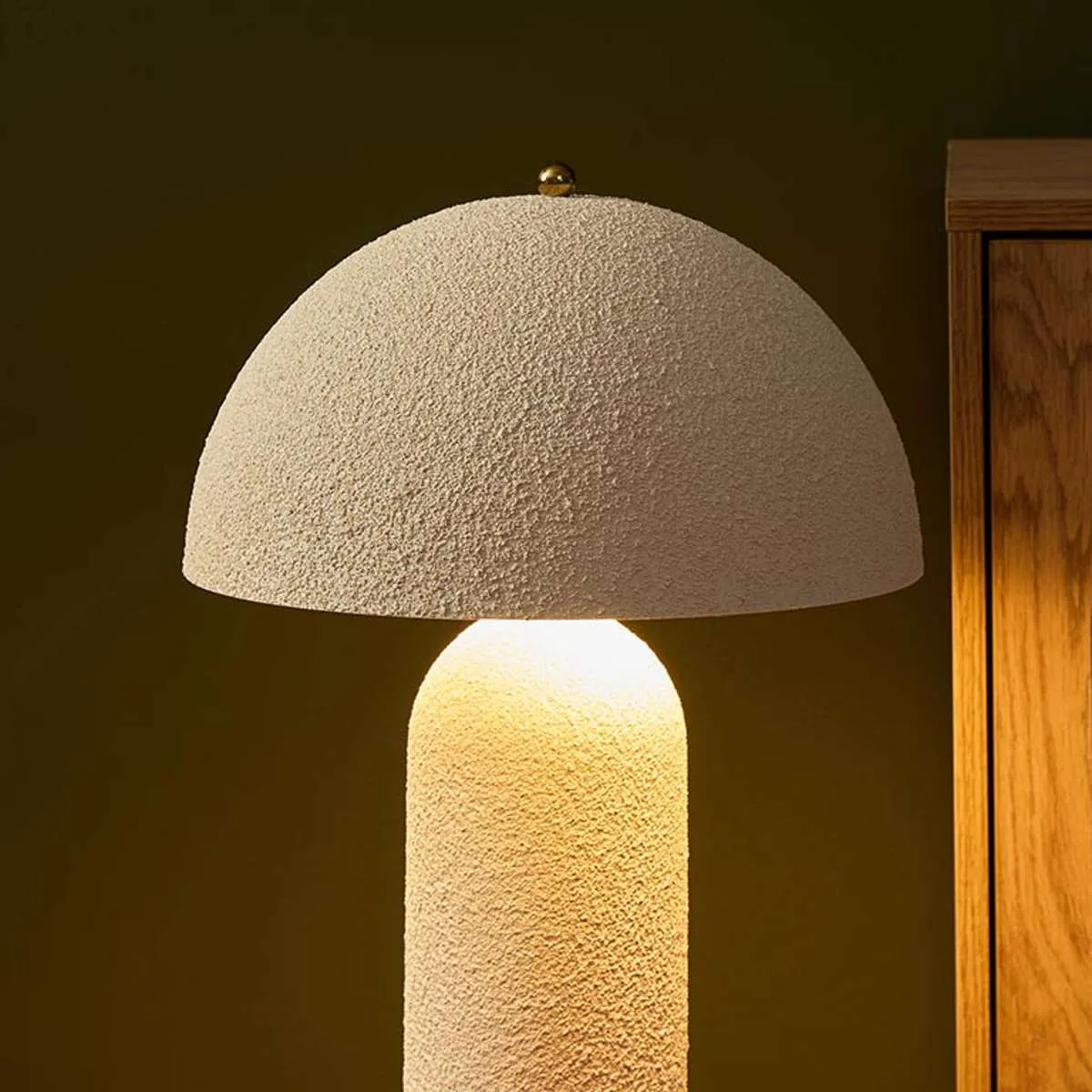 Dome Pebble Table Lamp Mocka