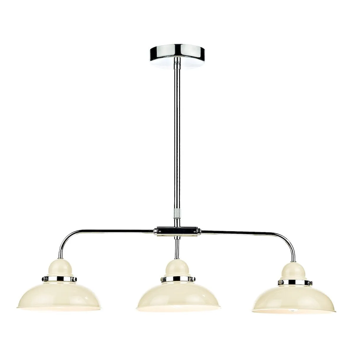 DYN0333 3 Light Bar Pendant Cream