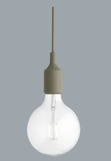 E27 Light, Olive, LED