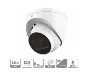 Eagle 4K/8MP Fixed Lens HDCVI IR Turret Camera