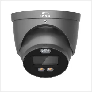 Eagle 5MP Fixed Lens Full-Colour Active Deterrent Turret Camera - Grey