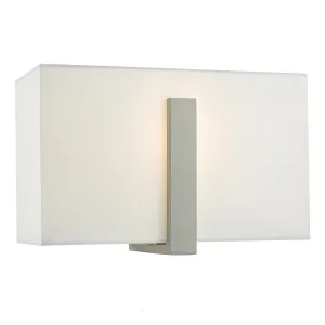 EDU0746 Wall Light Antique Nickel c/w Ivory Cotton Shade