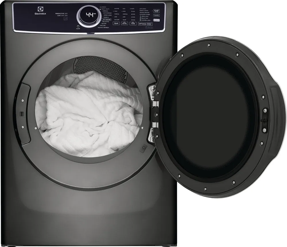 Electrolux Titanium Front Load Gas Steam Dryer (8.0 Cu. Ft.) - ELFG7637AT