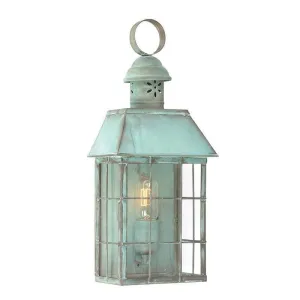 Elstead Hyde Park Verdigris Outdoor Wall Light