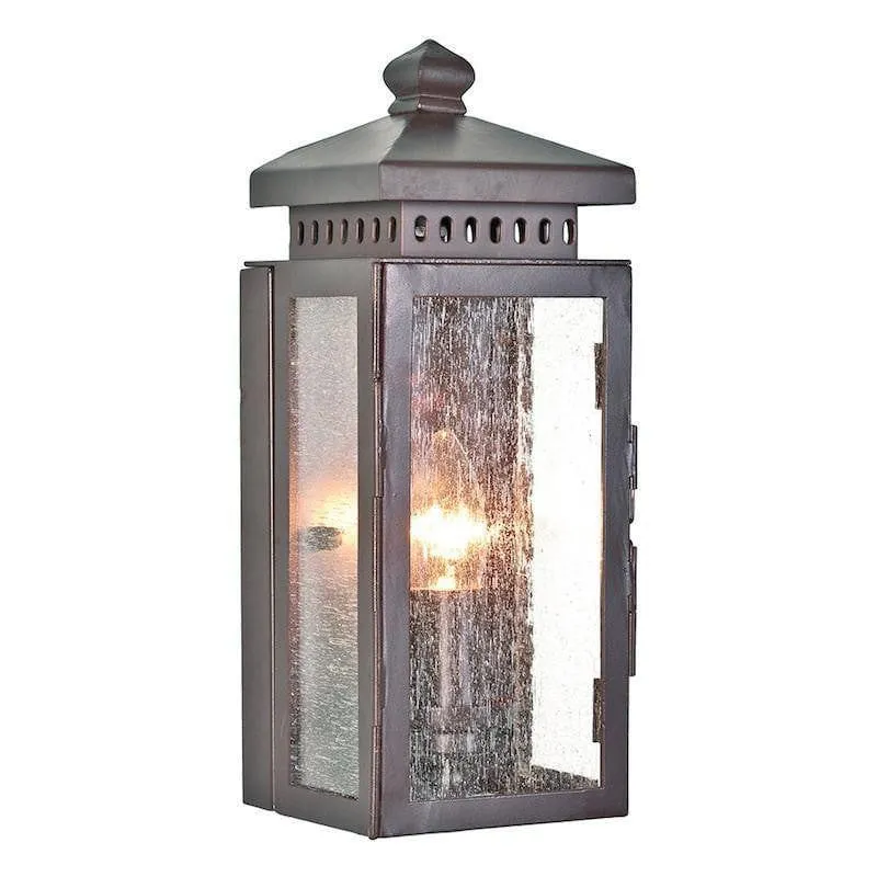 Elstead Matlock Old Bronze Outdoor Wall Light