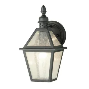 Elstead Polruan Black Outdoor Wall Light