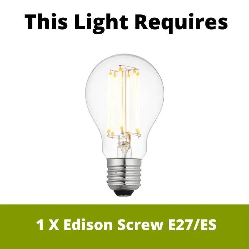 Elstead Polruan Black Outdoor Wall Light