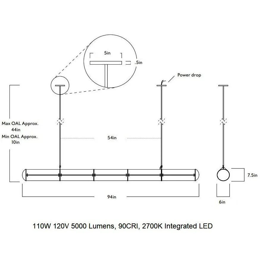 Endless LED Pendant Light