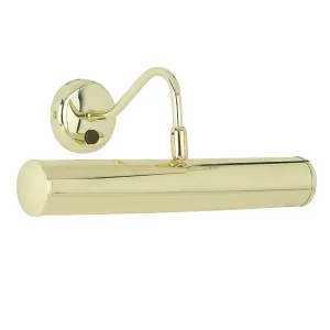 Endon PL350-E14-SWBP Turner 2 Light Brass Picture Light