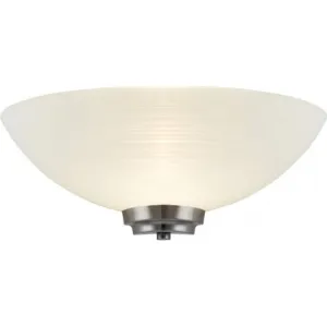 Endon WELLES-1WBSC Welles Satin Nickel Wall Light