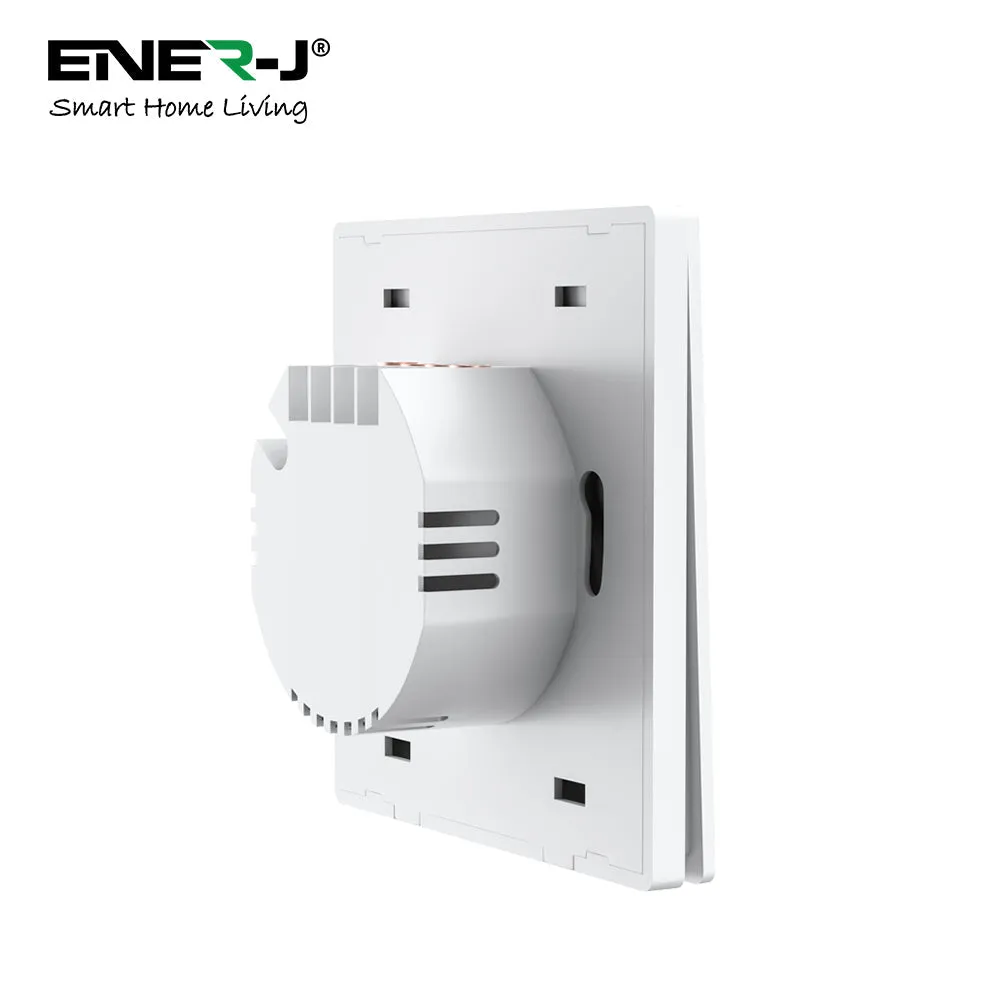 Ener J 1 Gang Smart Push Button Mechanical Light Switch, No Neutral Needed, APP & Voice Control