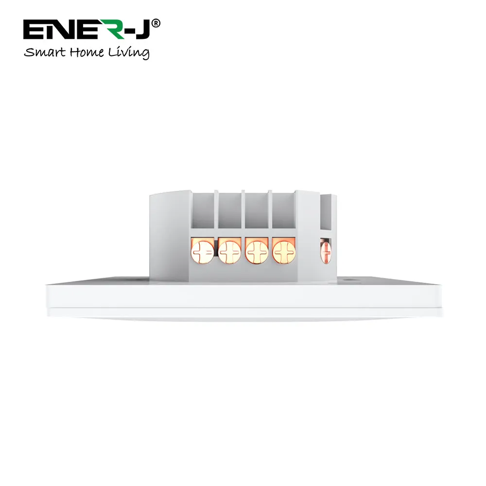 Ener J 1 Gang Smart Push Button Mechanical Light Switch, No Neutral Needed, APP & Voice Control