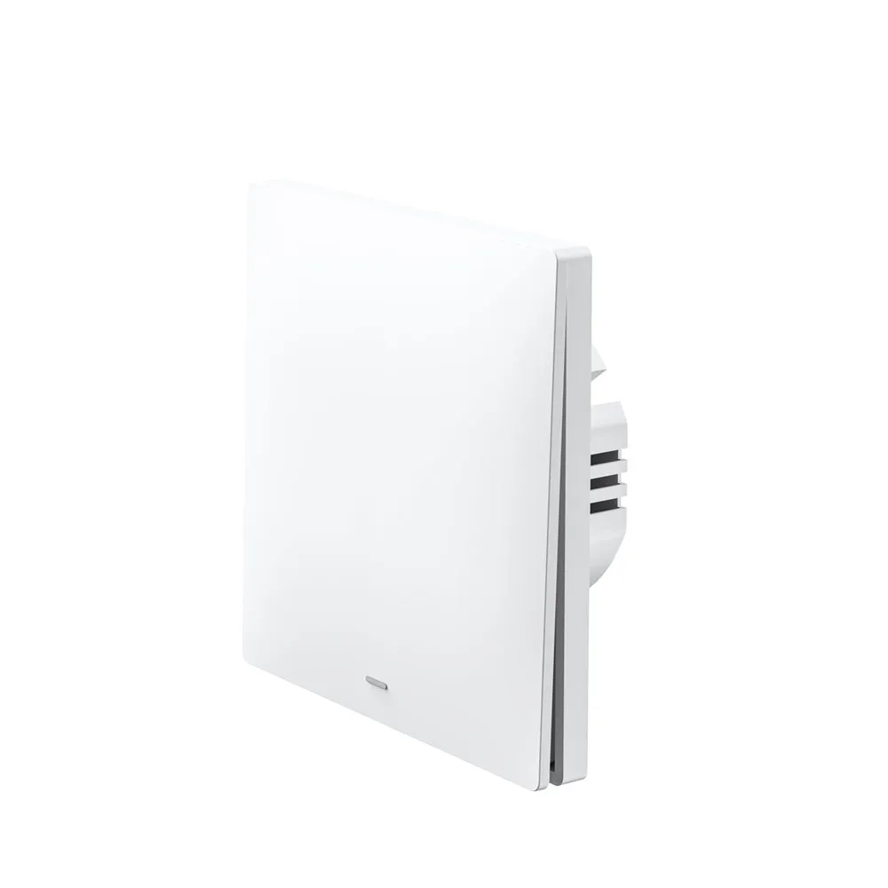 Ener J 1 Gang Smart Push Button Mechanical Light Switch, No Neutral Needed, APP & Voice Control