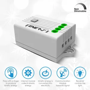 Ener-J 500W RF   WiFi Non Dimmable Receiver For for *PRO RANGE* Kinetic Switches