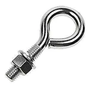 Eye Bolt Lag Screw 2" x 1/4" Zinc Plated