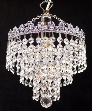 Fantastic Lighting Crystal Suspended Light Polished Chrome
