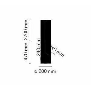 Flos Ic Light S1 Pendant Lamp, Black
