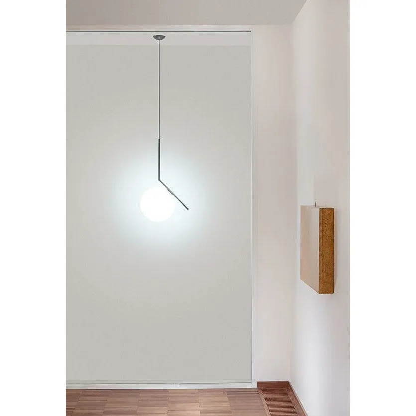 Flos Ic Light S1 Pendant Lamp, Black