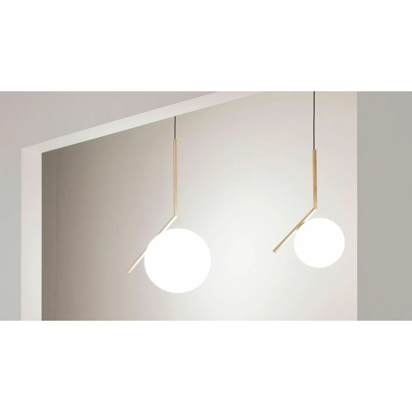 Flos Ic Light S1 Pendant Lamp, Black