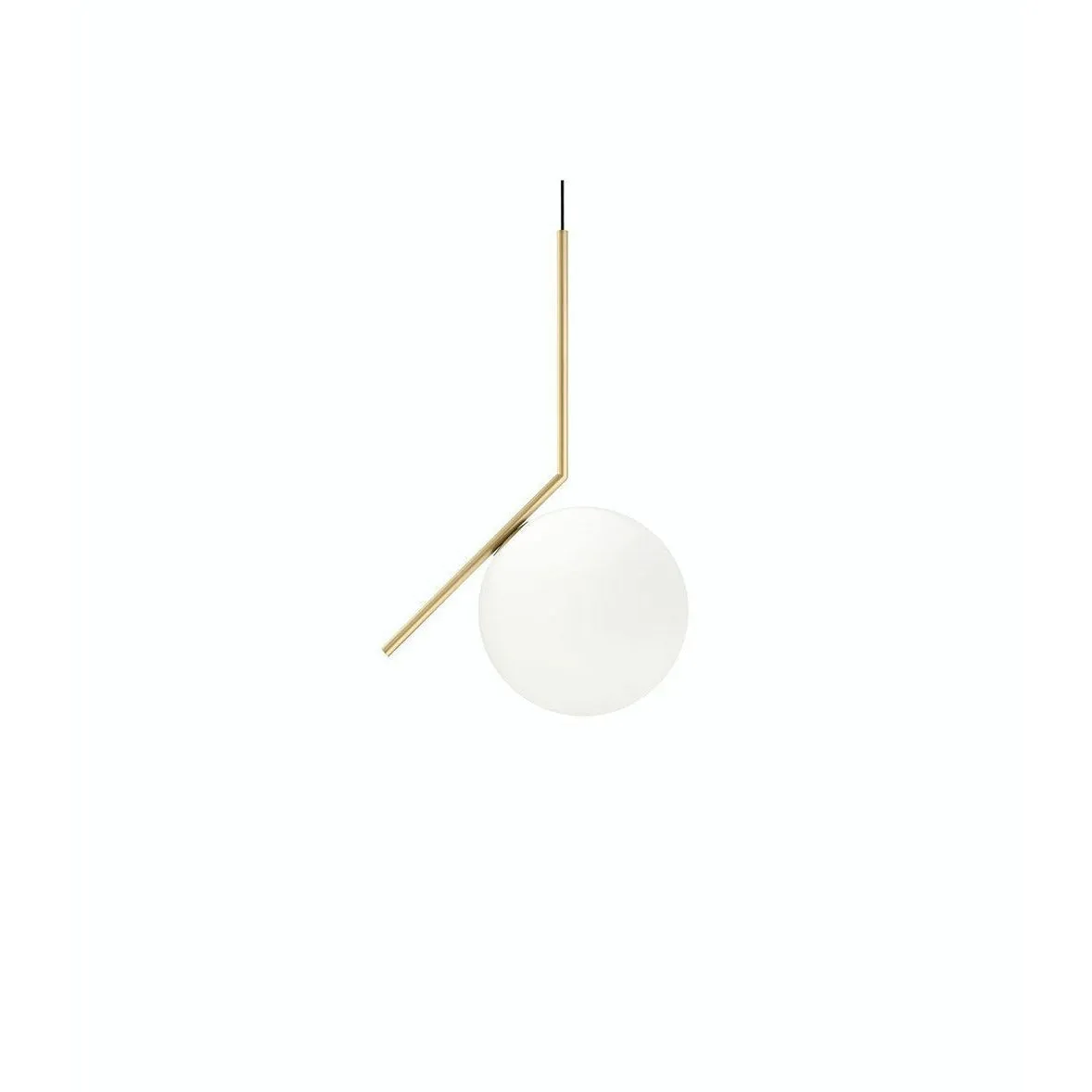 Flos Ic Light S2 Pendant Lamp, Brass
