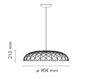 Flos Skynest S Suspension Lamp, Red