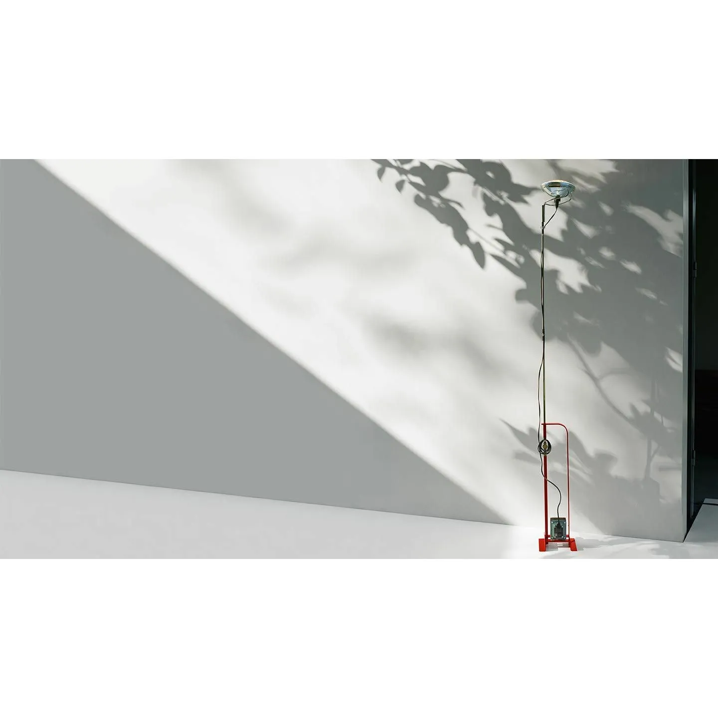 Flos Toio Led Floor Lamp, Red