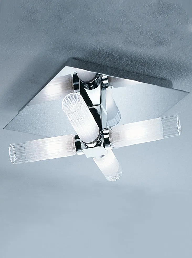 Franklite CF1286 240mm Square Flush Light IP44